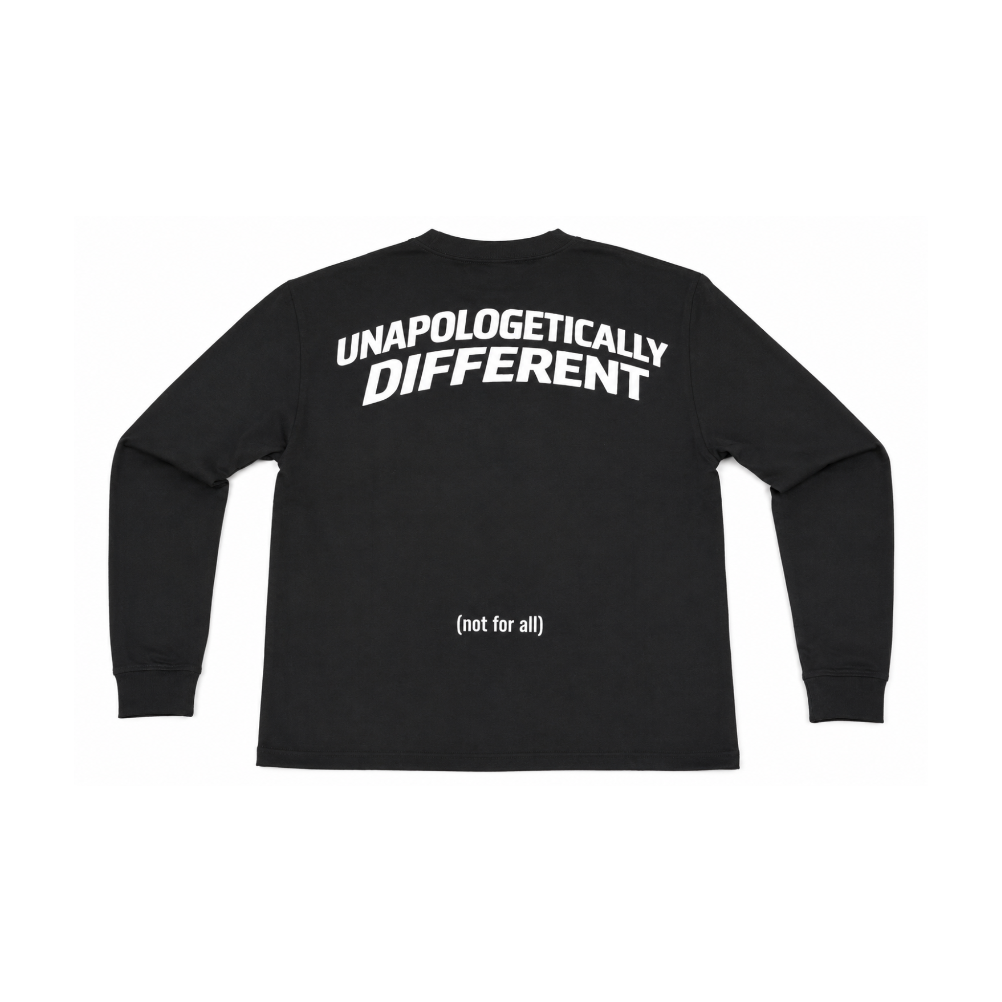 Unapologetically Different Longsleeve – Black